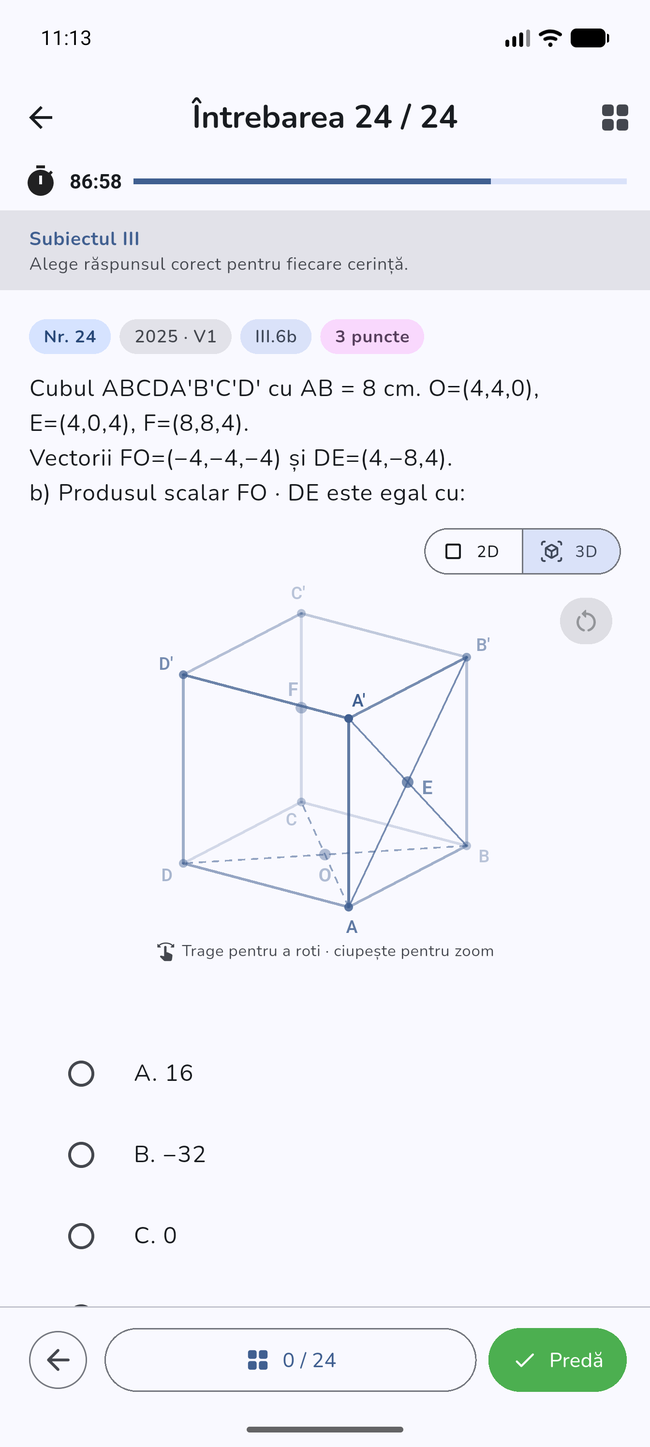 Figură 3D interactivă